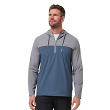 Load image into Gallery viewer, TravisMathew Rail Transport Mns Hooded QZ Pullover - Quiet Shade/XL
 - 1