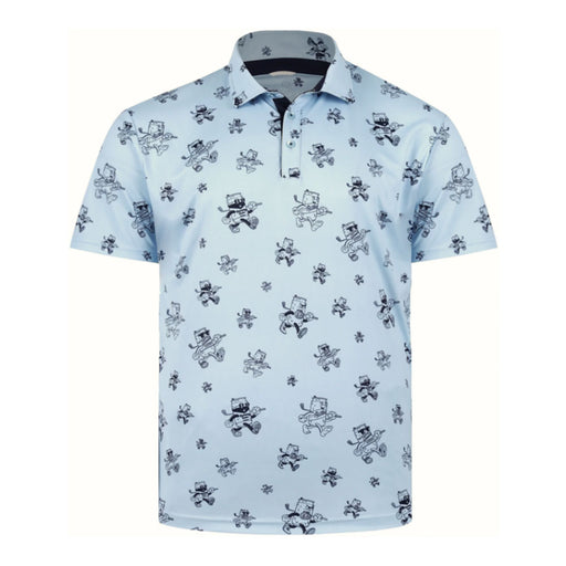 Swannies Bill Mens Golf Polo - Sky/XXL