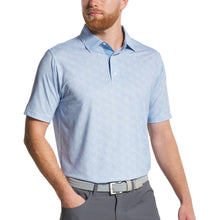 Load image into Gallery viewer, FootJoy Speckle Print Lisle AF Mens Golf Polo - Blue Jay/White/XL
- 1