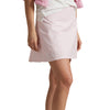 RLX Polo Golf 4-Way Stretch Back Pleated 17 Inch Pink Gingham Womens Golf Skort