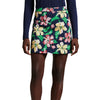 RLX Polo Golf 4-Way Stretch Back Pleated 17 Inch Hibiscus Womens Golf Skort