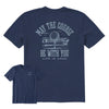 Life Is Good May the Course Be with You Shortsleeve Mens T-Shirt