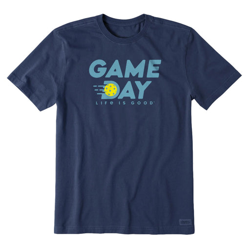 Life Is Good Pickleball Game Day SS Mens T-Shirt - Darkest Blue/XXL