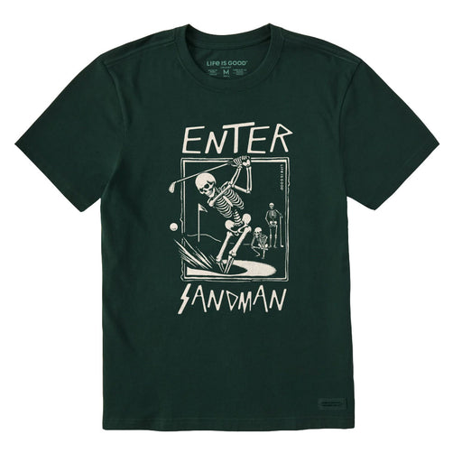 Life Is Good Enter Sandman Crusher SS Mens T-Shirt - Treeline Green/XXL