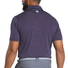 Load image into Gallery viewer, FootJoy RC Heather Stripe Lisle Mens Golf Polo
 - 2