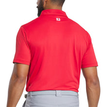 Load image into Gallery viewer, FootJoy Ryder Cup Solid Red Lisle Mens Golf Polo
 - 2