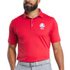 FootJoy Ryder Cup Solid Red Lisle Mens Golf Polo