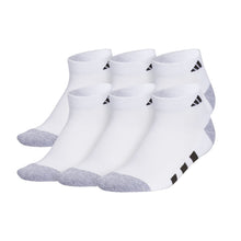 Load image into Gallery viewer, Adidas Athletic Cushioned Youth Lo Socks 6-Pack - White/Grey/Blk/L
- 2