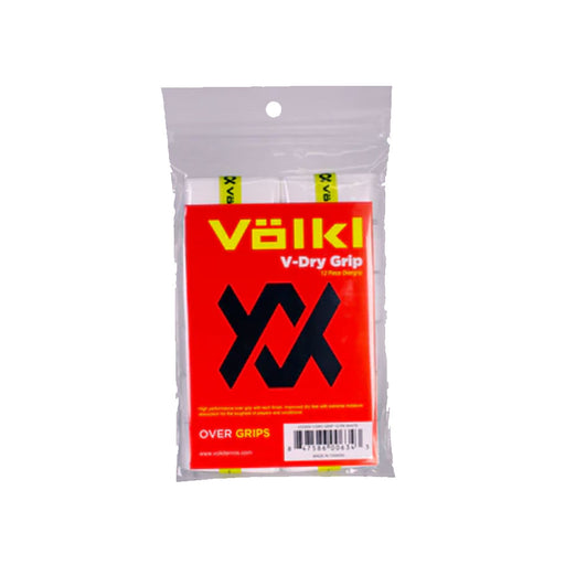 Volkl V-Dry 12 Pack Overgrip - White