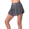Lucky In Love High Waist Pinstripe Active Mini Length Womens Tennis Skirt