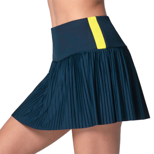 Lucky In Love Racer Rib Pleat Womens Tennis Skirt