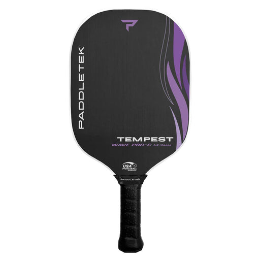 Paddletek Tempest Wave ProC 14.3 Pickleball Paddle - Aurora Purple/4 1/4/7.8-8.2 OZ