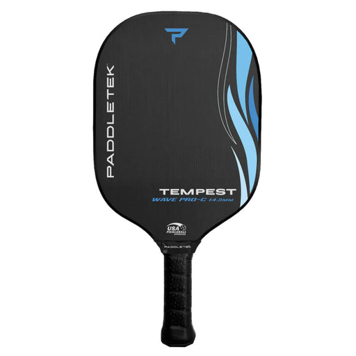 Paddletek Tempest Wave ProC 14.3 Pickleball Paddle - Riptide Blue/4 1/4/7.8-8.2 OZ