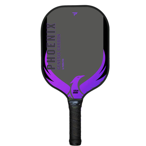 Paddletek Phoenix Genesis Carbon Pickleball Paddle - Aurora Purple/4 1/4/7.8-8.1 OZ