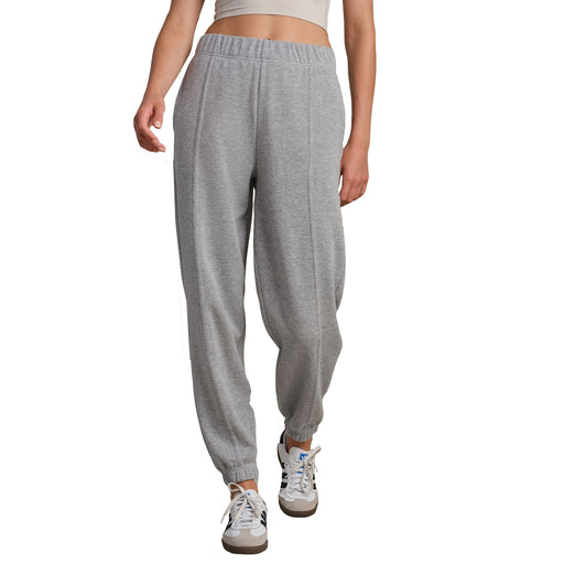 Rhone Signature Rib Womens Jogger - Heather Gray/L