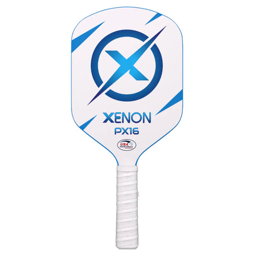 Xenon PX16 v1 Pickleball Paddle - White/Blue/4 1/8/~8.4 Oz.