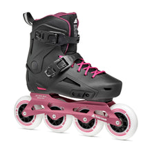Load image into Gallery viewer, Rollerblade Lightning 90 Womens Inline Skates - Black/Sangria/10 / 10.5
 - 1
