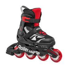 Load image into Gallery viewer, Rollerblade Microblade Adj Boys Inline Skates - Black/Red/5-8
 - 1