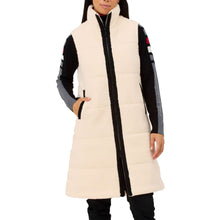 Load image into Gallery viewer, Krimson Klover Kira Fleece Long Womens Vest - Natural/L
 - 4