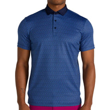 Load image into Gallery viewer, Redvanly Geo Icon Mens Golf Polo - Midnight Navy/XXL
 - 4
