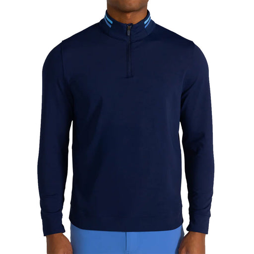 Redvanly Loma Back Yoke Mens Golf Quarter-Zip - Midnight Navy/XL