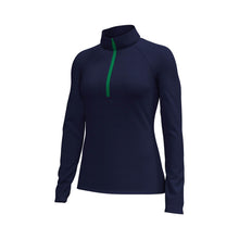 Load image into Gallery viewer, Under Armour Fusion Ottoman Womens Golf 1/4 Zip - Midnt Ny/Accent/L
- 2