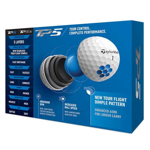 TaylorMade TP5 Golf Balls - Dozen