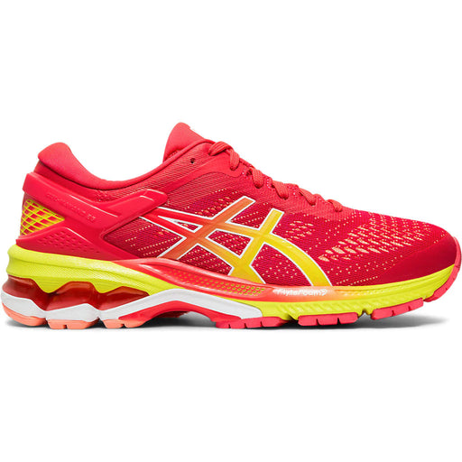 Asics Gel Kayano 26 SP Red Womens Running Shoes - 700 PINK/YUZU/10.5