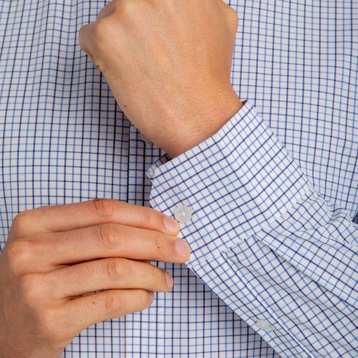 Mizzen + Main Lee Bolling Trim LS Mens Dress Shirt