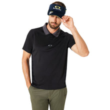 Load image into Gallery viewer, Oakley Back Striped Short Sleeve Mens Golf Polo
- 1
