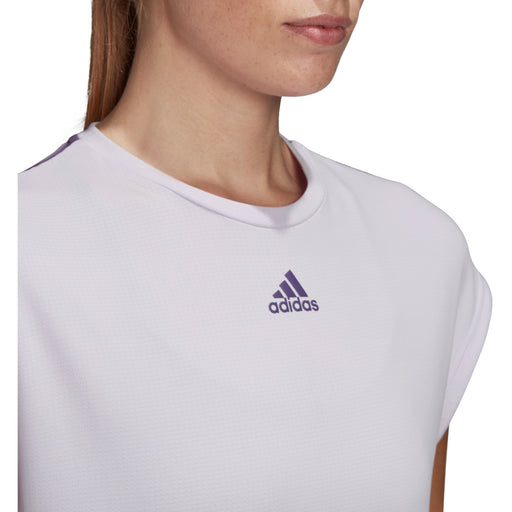 Adidas HEAT.RDY Purple Womens SS Tennis Shirt