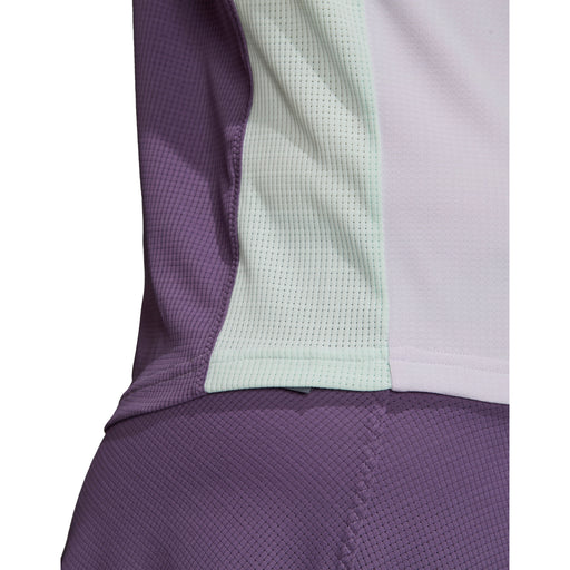 Adidas HEAT.RDY Purple Womens SS Tennis Shirt