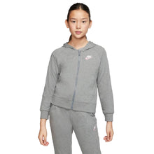 Load image into Gallery viewer, Nike Sportswear Jersey Full Zip Girls Hoodie
- 1