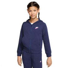 Load image into Gallery viewer, Nike Sportswear Jersey Full Zip Girls Hoodie
- 5
