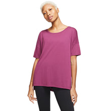 Load image into Gallery viewer, Nike Yoga Womens Short Sleeve Shirt
 - 6