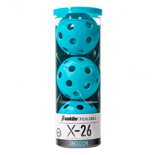 Franklin X-26 Indoor Pickleball 3 Pack - Blue