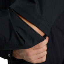 Load image into Gallery viewer, FootJoy HydroLite Blk Mens Rain Jkt Zip Off Sleeve
 - 3