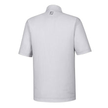 Load image into Gallery viewer, FJ Hthr Lisle Houndstooth Self Collar Grey M Polo
- 2