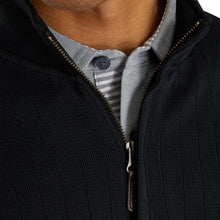 Load image into Gallery viewer, FootJoy Drop Needle Half Zip Black Mens Pullover
 - 3