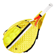 Load image into Gallery viewer, Oliver Thomas Wingwoman Tennis Sling - Citron Stripe/One Size
 - 4