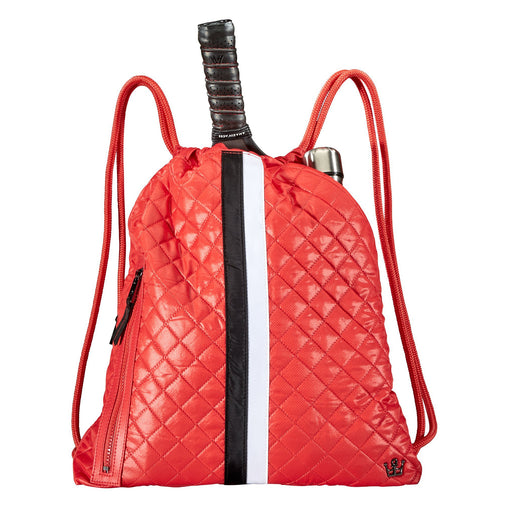 Oliver Thomas In a Cinch Tennis Backpack - Tomato Red/One Size