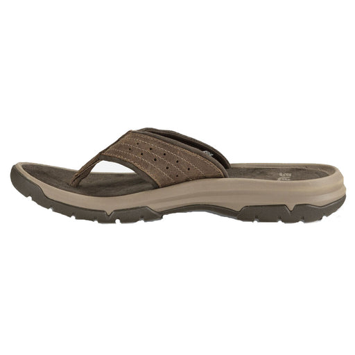Teva Voya Walnut Leather Mens Flip Flops