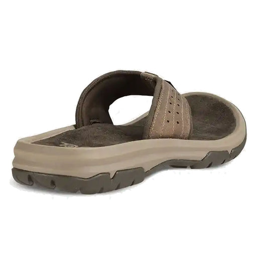 Teva Voya Walnut Leather Mens Flip Flops