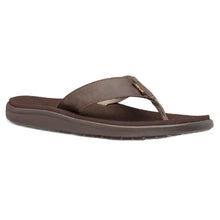 Load image into Gallery viewer, Teva Yoya Leather Brown Mens Flip Flops
 - 2