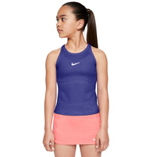 Load image into Gallery viewer, Nike Court Dry Girls Tennis Tank Top - RUSH VIOLET 554/L
- 1