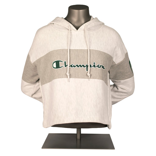Champion MSU Reverse Weave Womens Hoodie - Oxford Hthr/XL