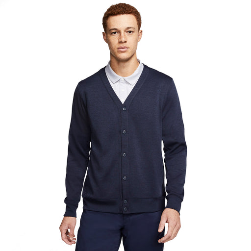 Nike Dri-FIT Player Mens Golf Cardigan - 451 OBSIDIAN/XL