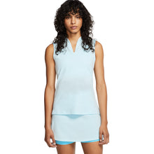 Load image into Gallery viewer, Nike Breathe Fairway Womens Sleeveless Golf Polo - 449 TOPAZ MIST/XL
 - 3