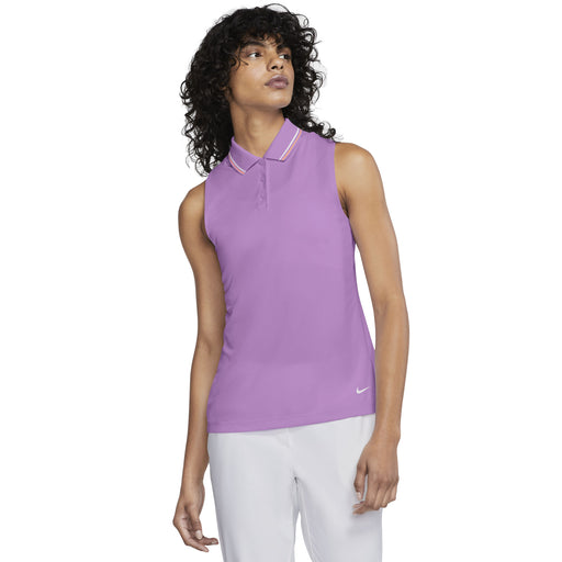 Nike Dri-FIT Victory Solid Womens SL Golf Polo - VIOLT SHOCK 591/L