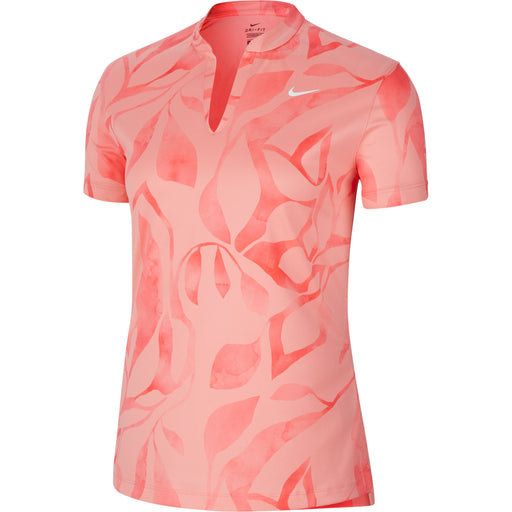 Nike Dri-FIT Victory Print Womens Golf Polo - 668 PINK GAZE/XL